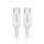 Kabel UGREEN Kabel USB-C do USB-C QC 3.0 PD 3A 1m biały